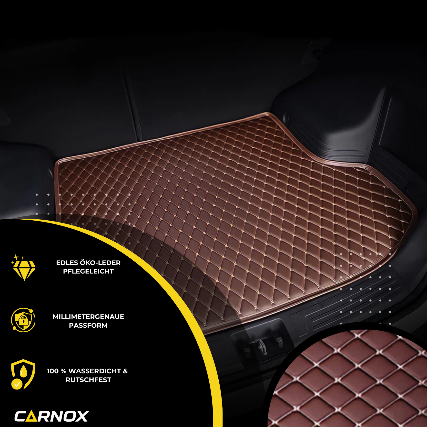 MAßGESCHNEIDERTE Luxus Kofferraummatte